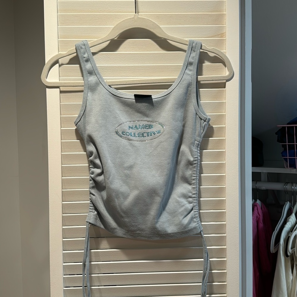 Nash Collection Light Gray Women's Tank Top